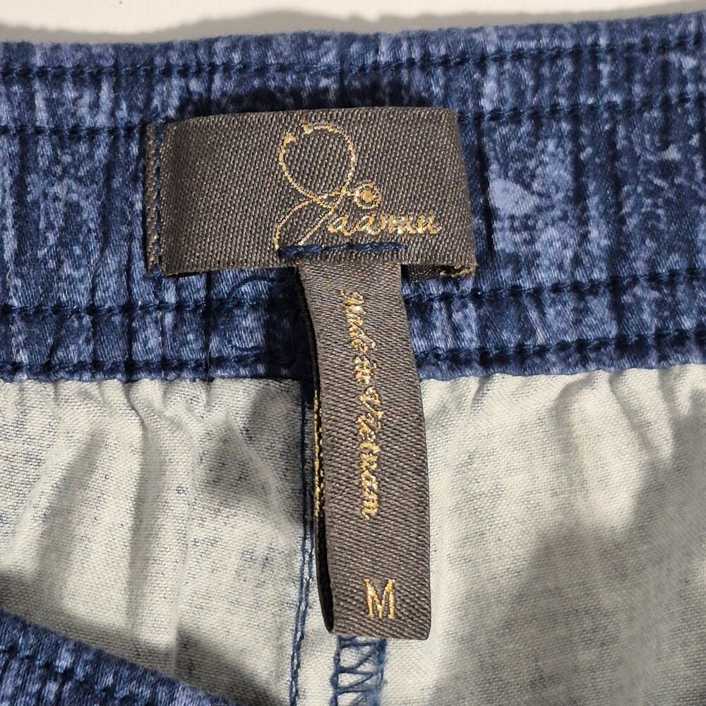 Jaanuu Navy Blue Textured Drawstring Scrub Joggers - Picture 4 of 15